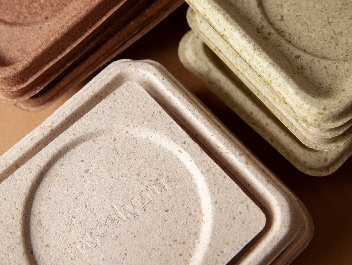 Embossed Mycelium packaging